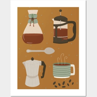 Coffee Utensils Posters and Art